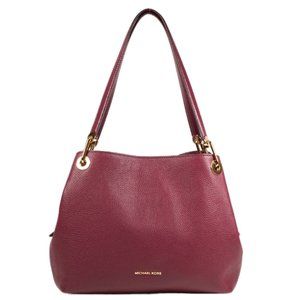 MICHAEL Michael Kors Large Raven Shoulder Tote in Dark Berry